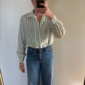 Girl Scouts Patterned Button-Up Blouse